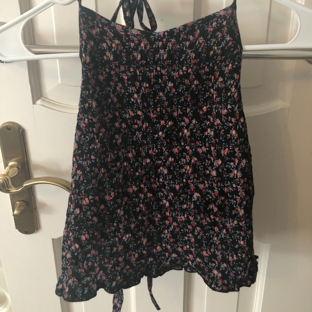 Open Back Crop Top
